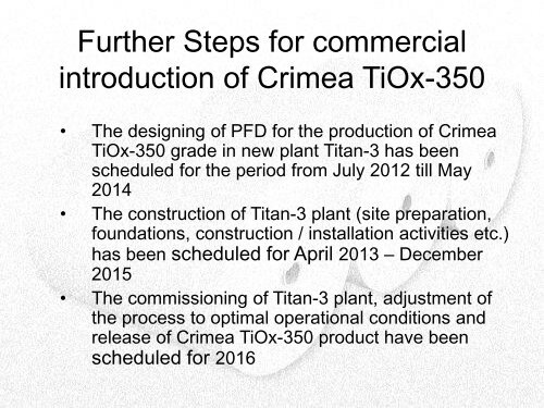 Crimea TiOx-350. New Titanium Dioxide Grade Having High Lightfastness for Use in Decor Paper. Industrial Production Prospects 