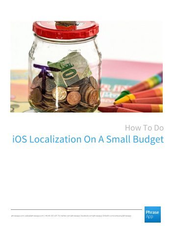 How To Do iOS Localization On A Small Budget