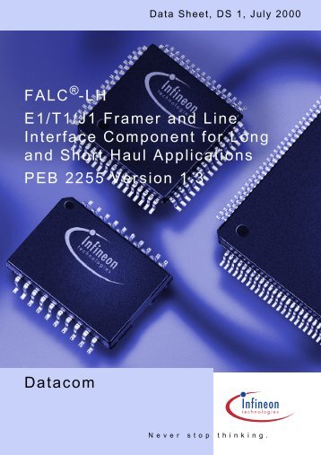 FALC -LH E1/T1/J1 Framer and Line Interface Component for Long ...