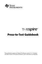 Press-to-Test Guidebook - Texas Instruments