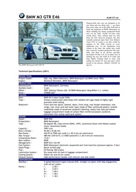 BMW M3 e46 CSL - Historique complet - 1ère main - Voitures