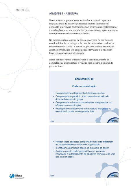 Curso A Eficácia da Liderança - MANUAL DO PARTICIPANTE