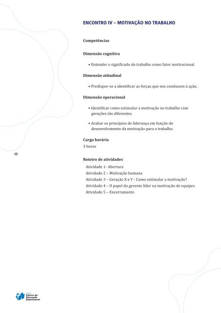 Curso A Eficácia da Liderança - MANUAL DO PARTICIPANTE