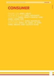 shell australia lubricants product data guide 2012 consumer