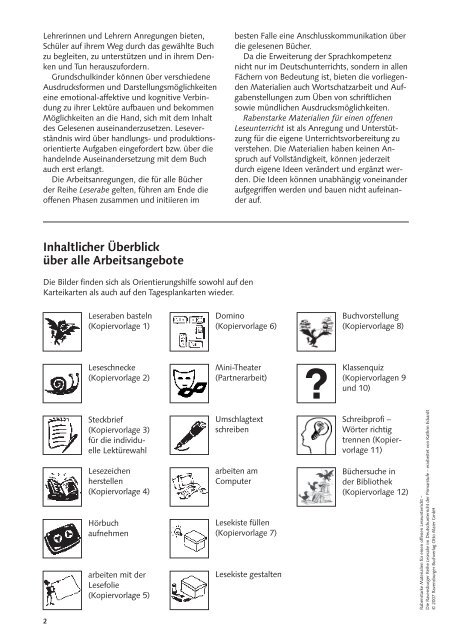 Materialien zur Unterrichtspraxis