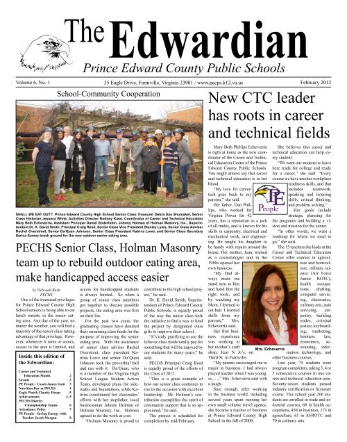 Campus profile Prince Edward County Public Schools