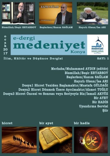 MEDENİYET e dergi OCAK