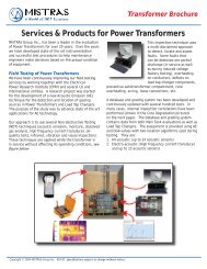 Services & Products for Power Transformers - MISTRAS Group, Inc.