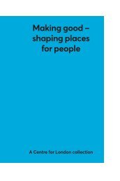 Making good – shaping places for people