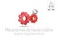 Mécanismes de haute cuisine - G. Schweizer SA | Accueil