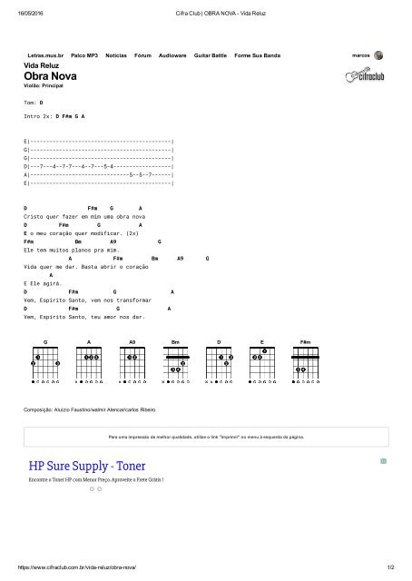 Cifra Club, YOU AND ME - Lifehouse (cifra com videoaula)