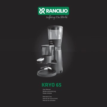 KRYO 65 - V.Jodi : Koffiemachines van Rancilio en Egro