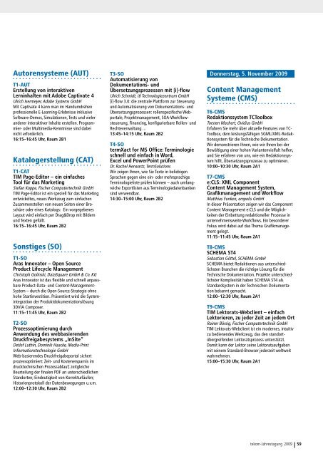 tcworld Conference - Uebersetzerportal.de