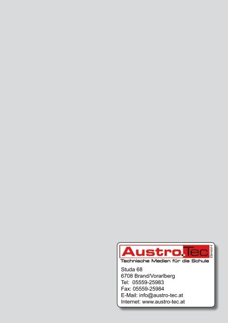 Katalog herunterladen - Austro-Tec GmbH