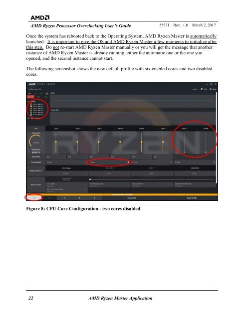 AMD Ryzen Processor and AMD Ryzen Master Over-clocking User’s Guide