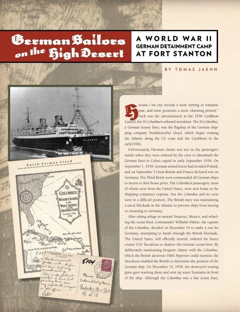 German Sailors on the High Desert - El Palacio Magazine