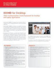 BEEHD for Desktop - Radvision