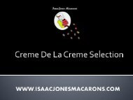 Creme De La Creme Selection— IsaacJones Macarons