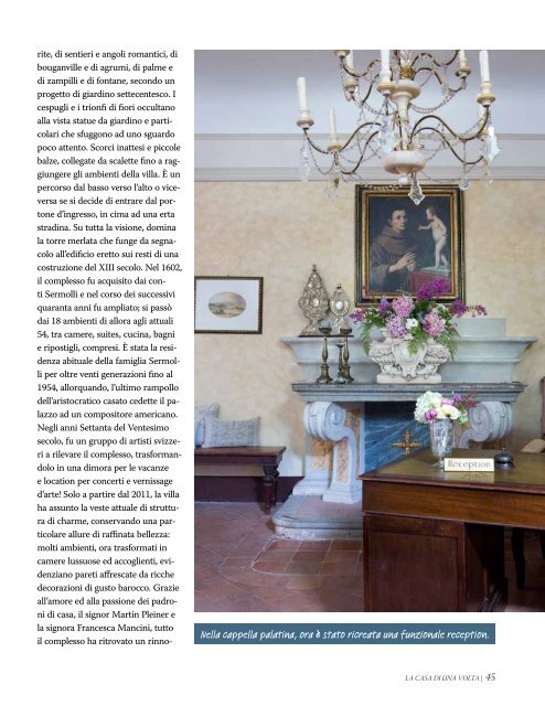 articolo Villa Sermolli in casa chic marzo 2017