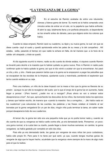 â€œLA VENGANZA DE LA GOMAâ€ - Actiludis