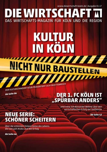 Die Wirtschaft Köln Ausgabe 01 / 2017