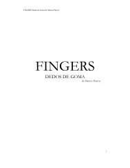 fingers dedos de goma - Centro de Directores Para El Nuevo Teatro