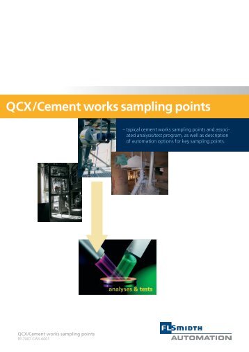 QCX /Cement works sampling points - FLSmidth