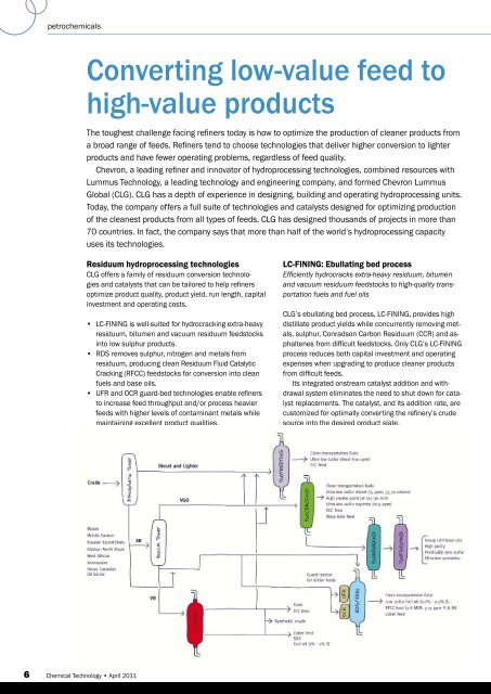 Converting Low-Value Feed to High-Value Products - Chevron