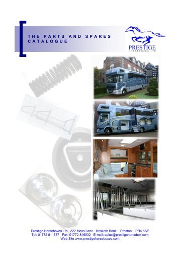 Catalogue 2009 - Prestige Horseboxes Ltd