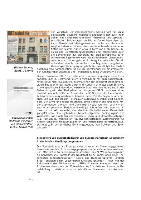 Topographie des Engagements in der Dortmunder Nordstadt