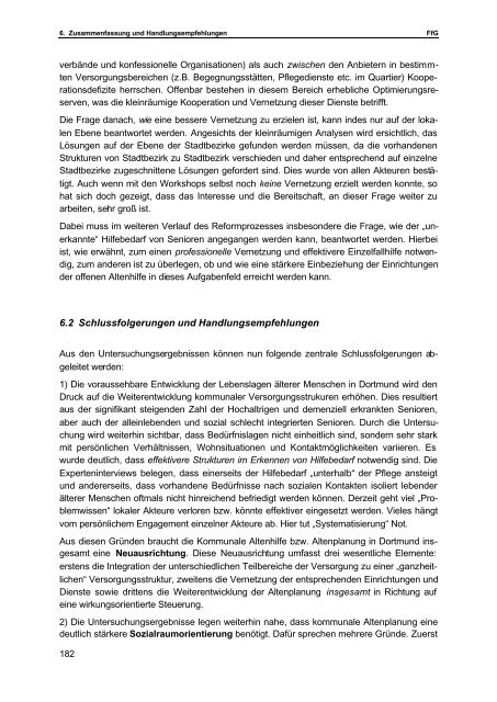Reform der kommunalen Seniorenarbeit in Dortmund - WHH