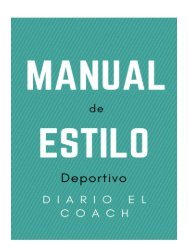 Manual de Estilo Deportivo