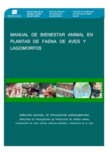Manual de Bienestar Animal en Plantas de Faena - Senasa