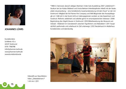 Künstler Galerien Standorte - Offene Ateliers Dortmund 2012