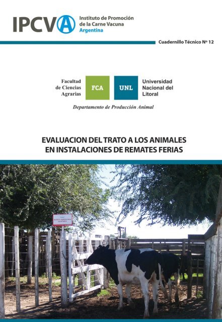 EVALUACION DEL TRATO A LOS ANIMALES EN ... - IPCVA