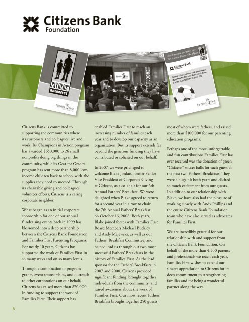 2008 Annual Report - Families First Parenting Programs