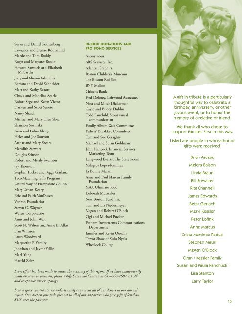 2008 Annual Report - Families First Parenting Programs