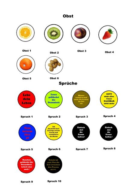 Prä-Obst-Sprüche