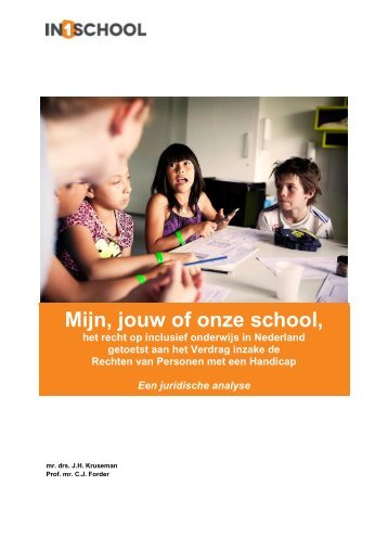 Mijn jouw of onze school