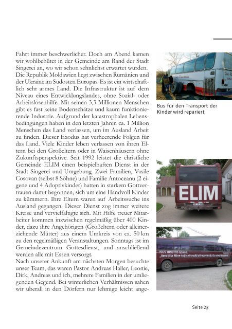 Elim Magazin März / April 2017