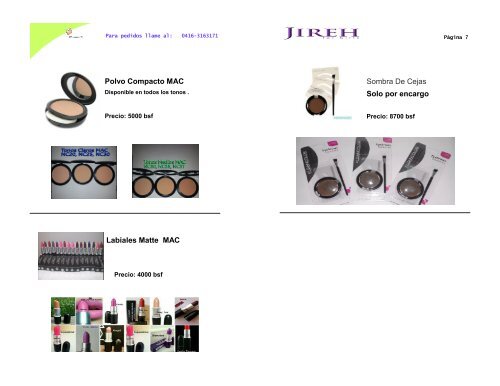 catalogo maquillaje
