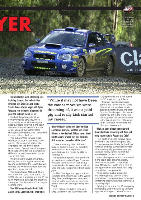 RallySport Magazine March 2017