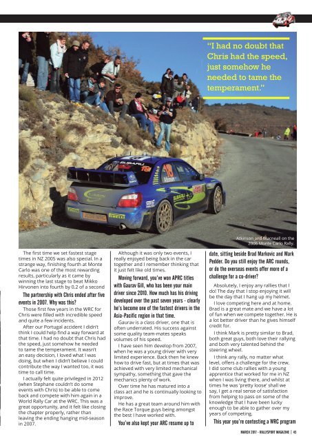 RallySport Magazine March 2017