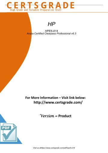 HPE6-A14 Study Material