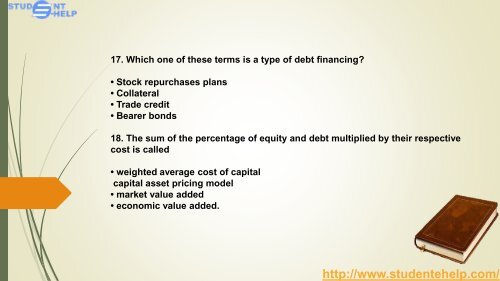 FIN 575 Final Exam 2017 Answers | FIN/575 Project Budget and Finance