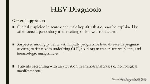 Hepatitis E: What’s New?