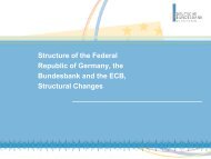 Structure of the Federal Republic of Germany, the Bundesbank and ...