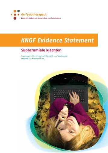 KNGF Evidence Statement Subacromiale klachten - KNGF Richtlijnen