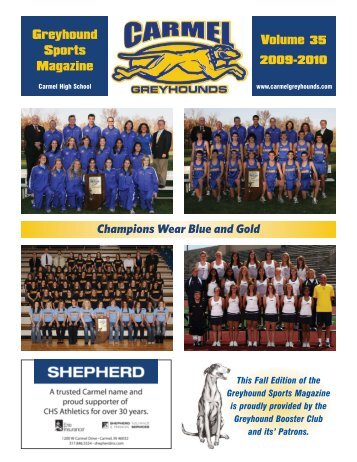 Champions Wear Blue and Gold - Carmel Clay Schools