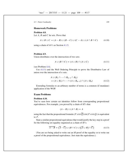 Mathematics for Computer Science